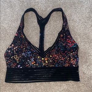 Lulu lemon floral sports bra
